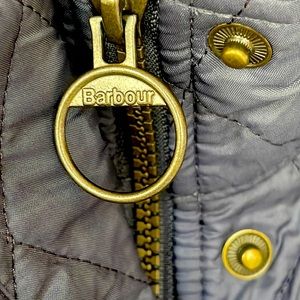 Barbour Summer Liddesdale Gilet Vest 4 Quilted Slate Blue Pockets High Neck